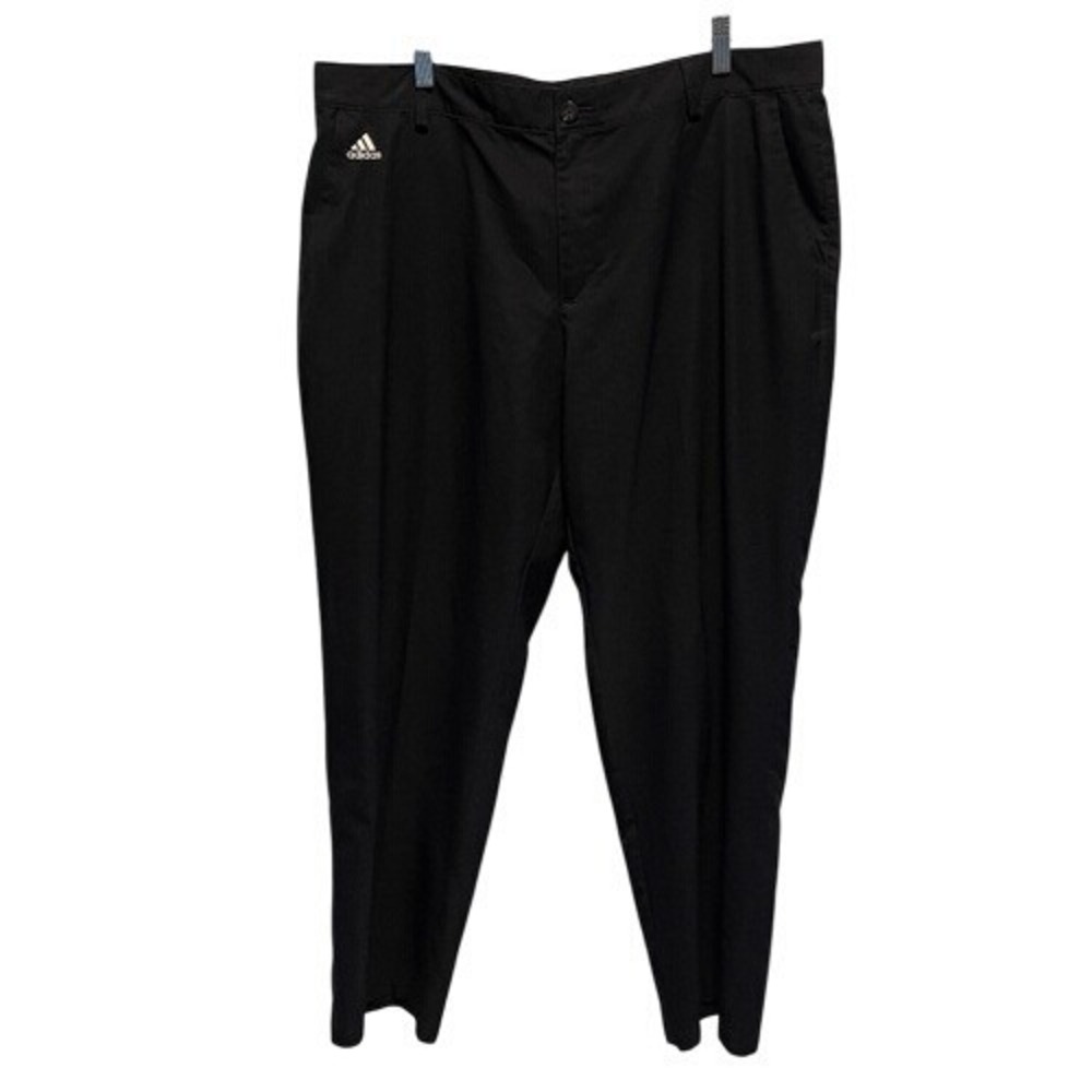 Adidas ClimaLite‎ Black Golf Pants Modern Fit Performance Athletic 38x32